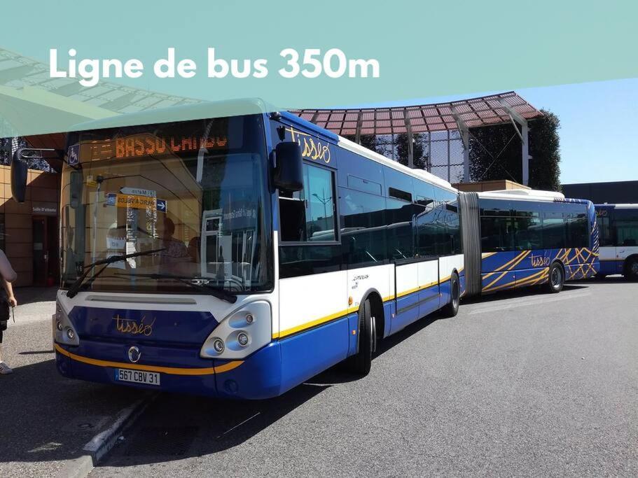 2 Chambres - Proche Gare Sncf Avec Parking ตูลูส ภายนอก รูปภาพ